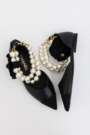 Pearl Pointed Toe Flats