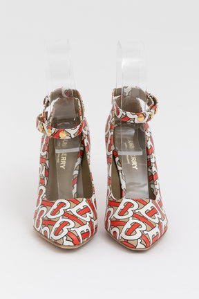 Wiltkin Monogram Print Pumps
