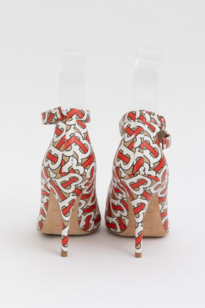 Wiltkin Monogram Print Pumps