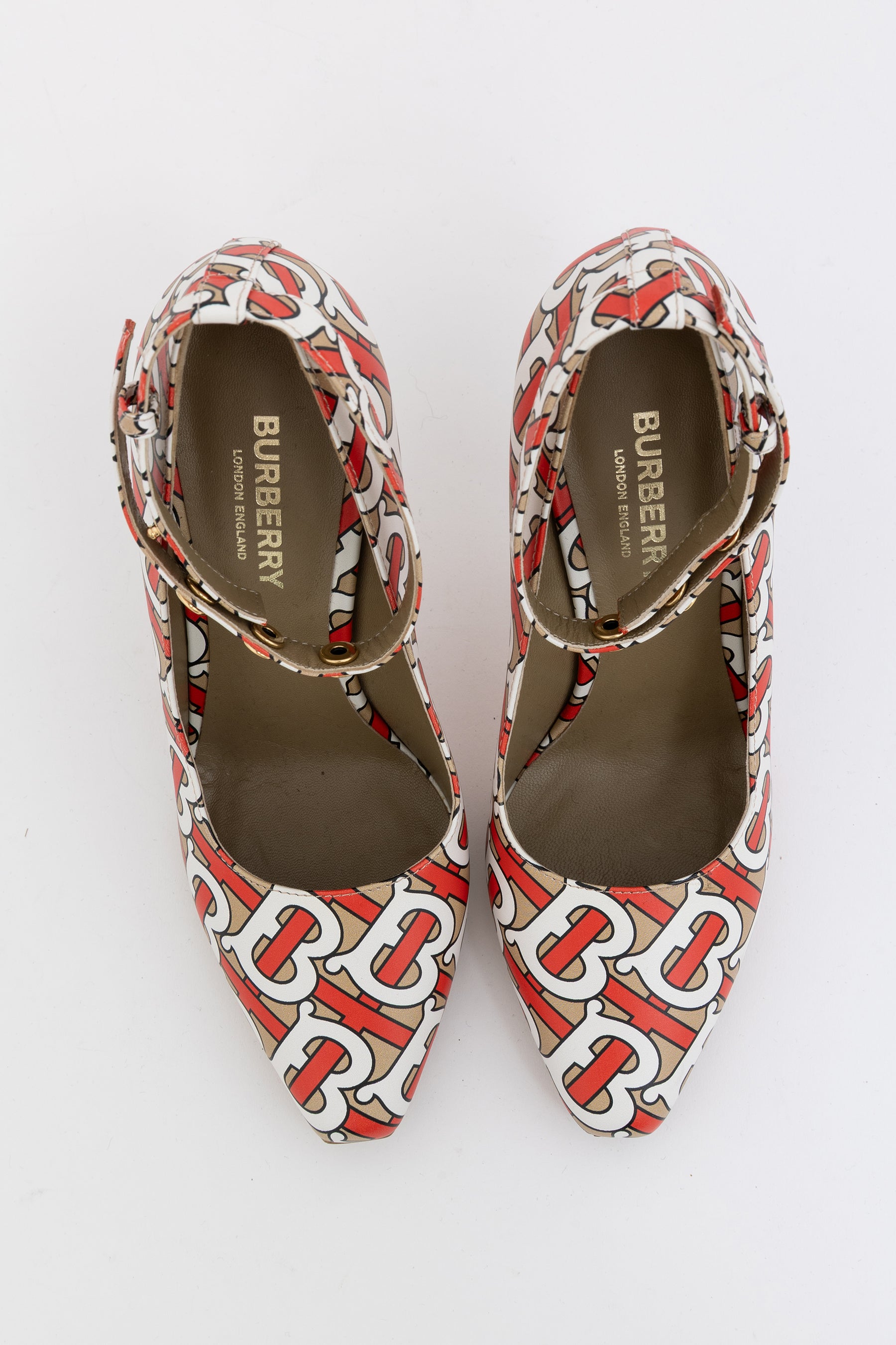 Wiltkin Monogram Print Pumps