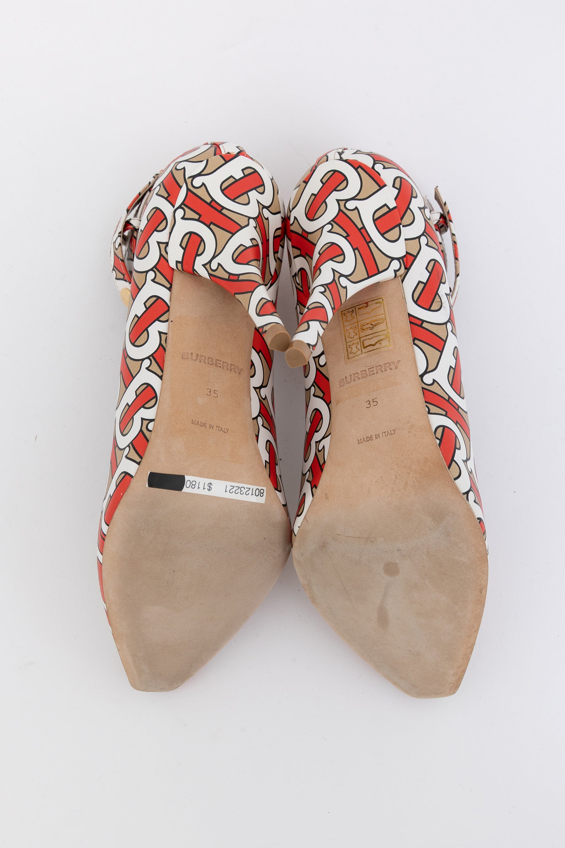Wiltkin Monogram Print Pumps
