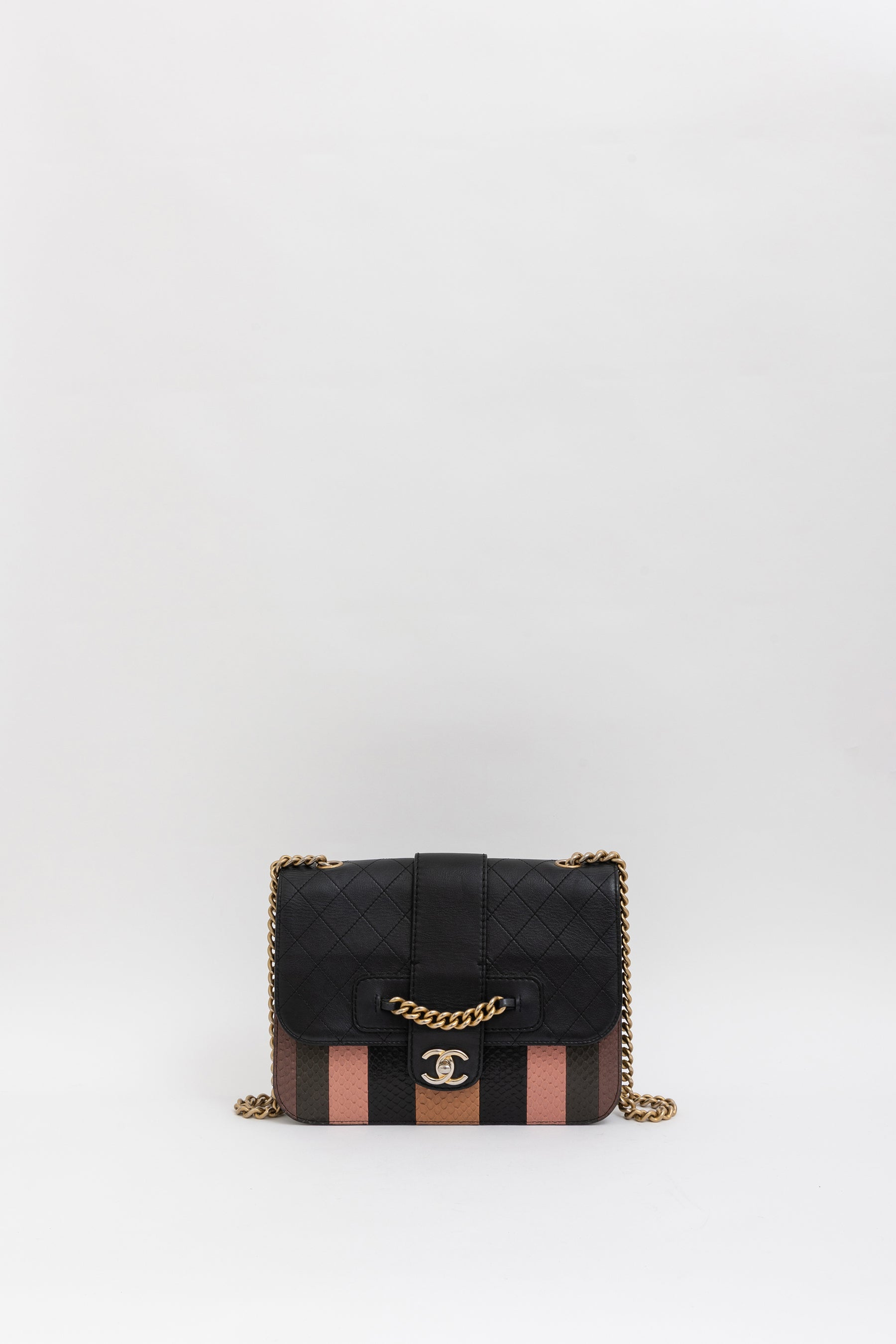 Front Chain Flap Bag