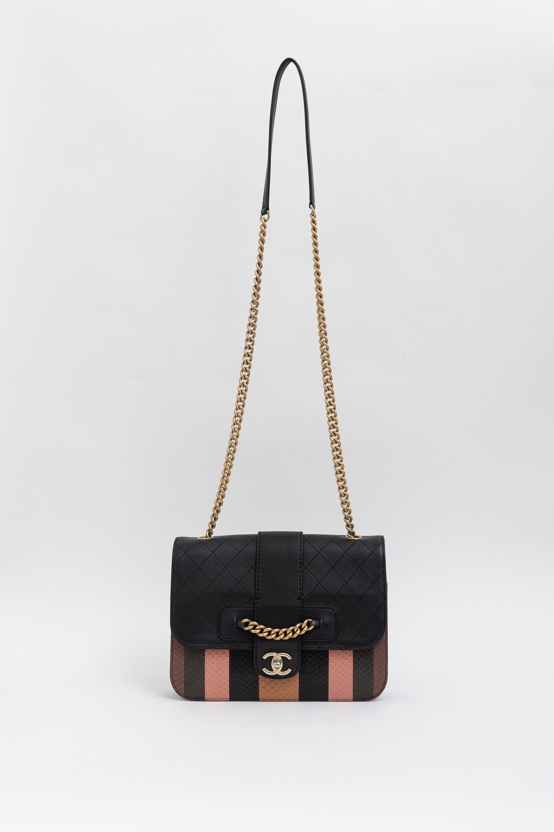 Front Chain Flap Bag