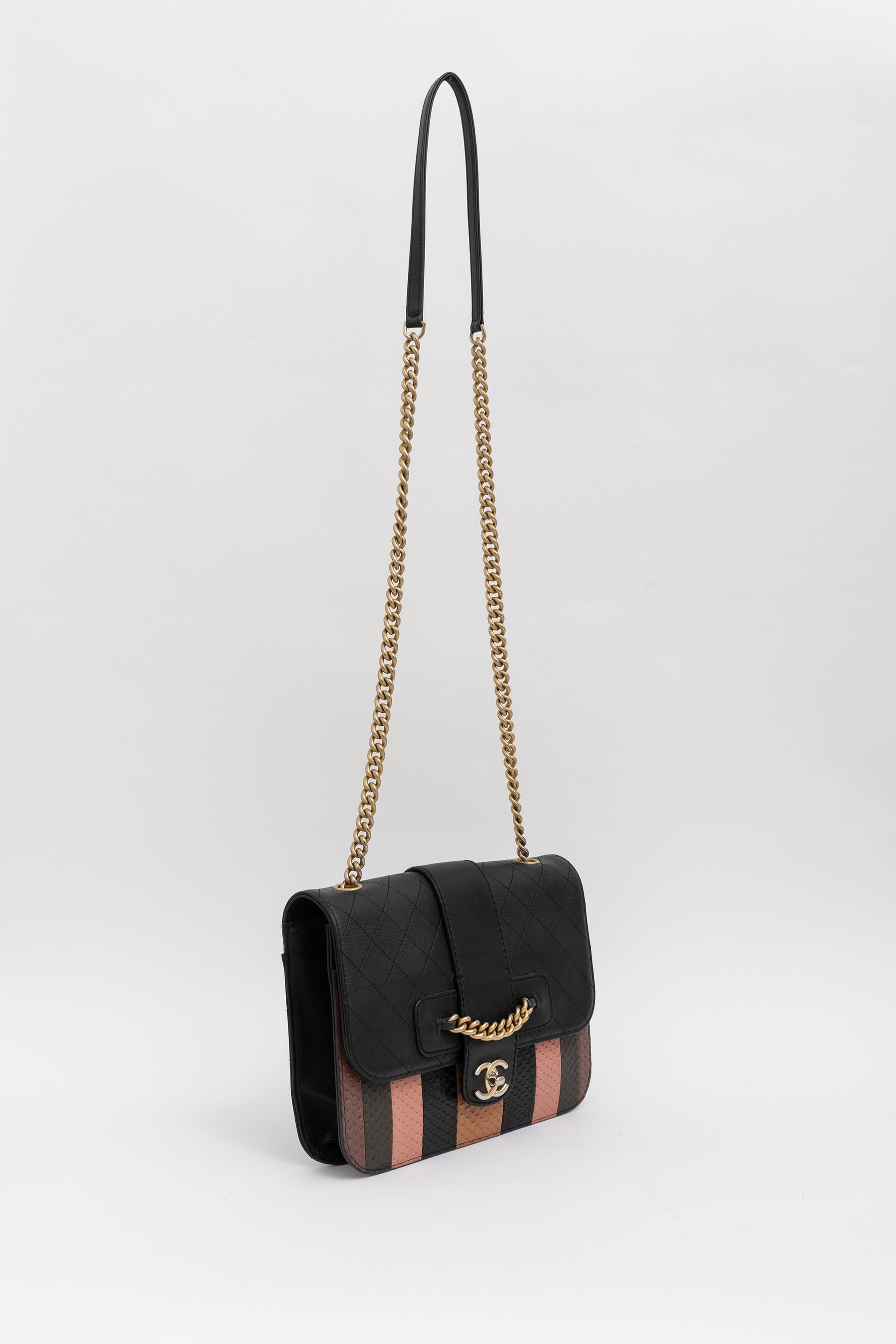 Front Chain Flap Bag
