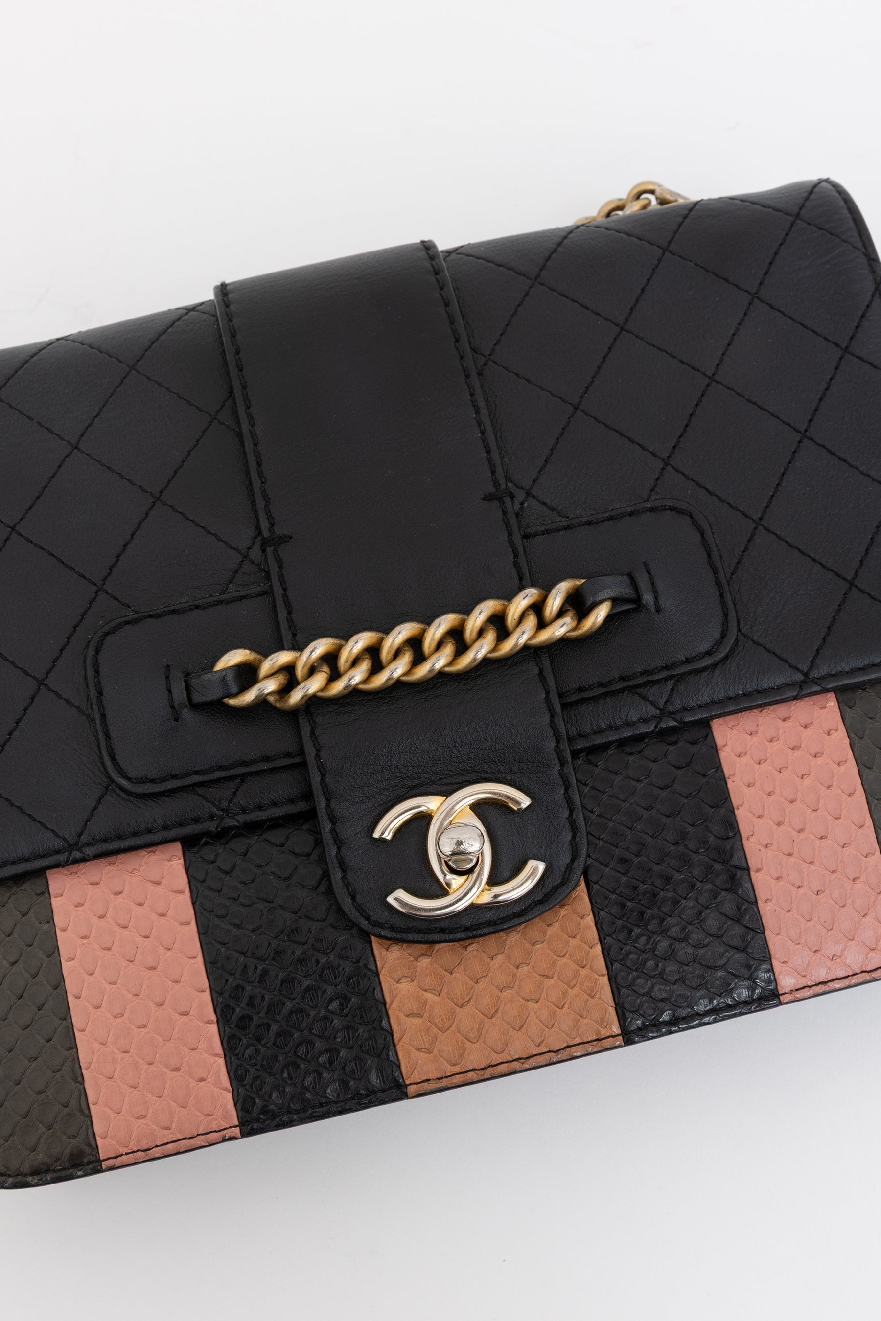Front Chain Flap Bag