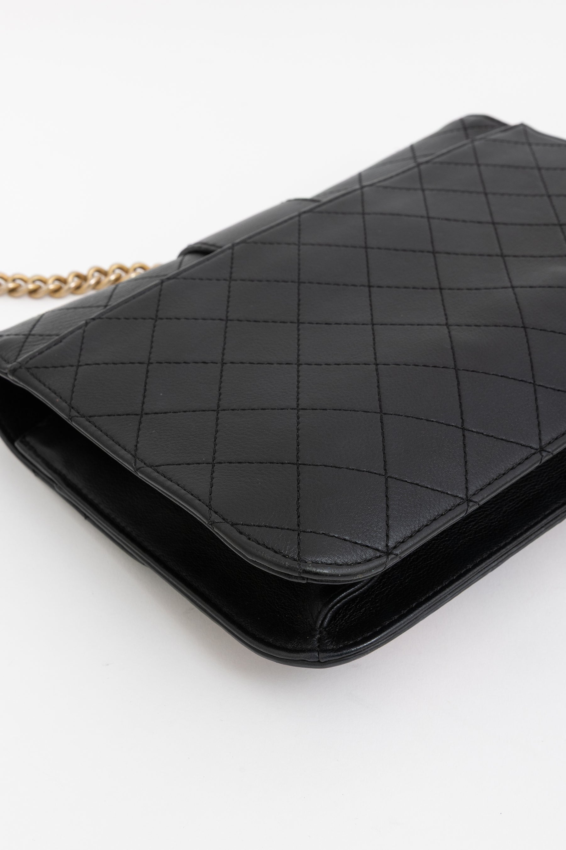 Front Chain Flap Bag