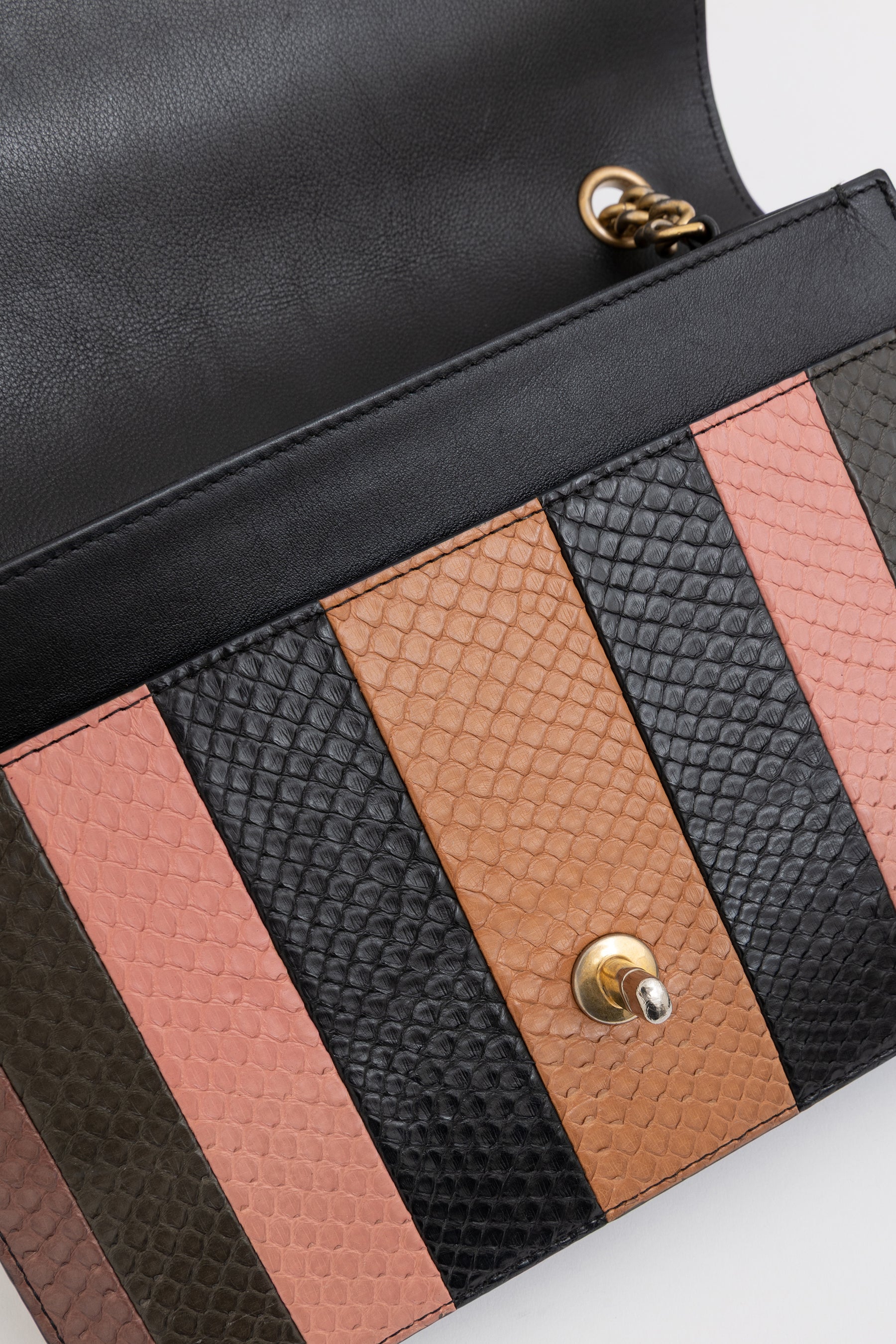 Front Chain Flap Bag