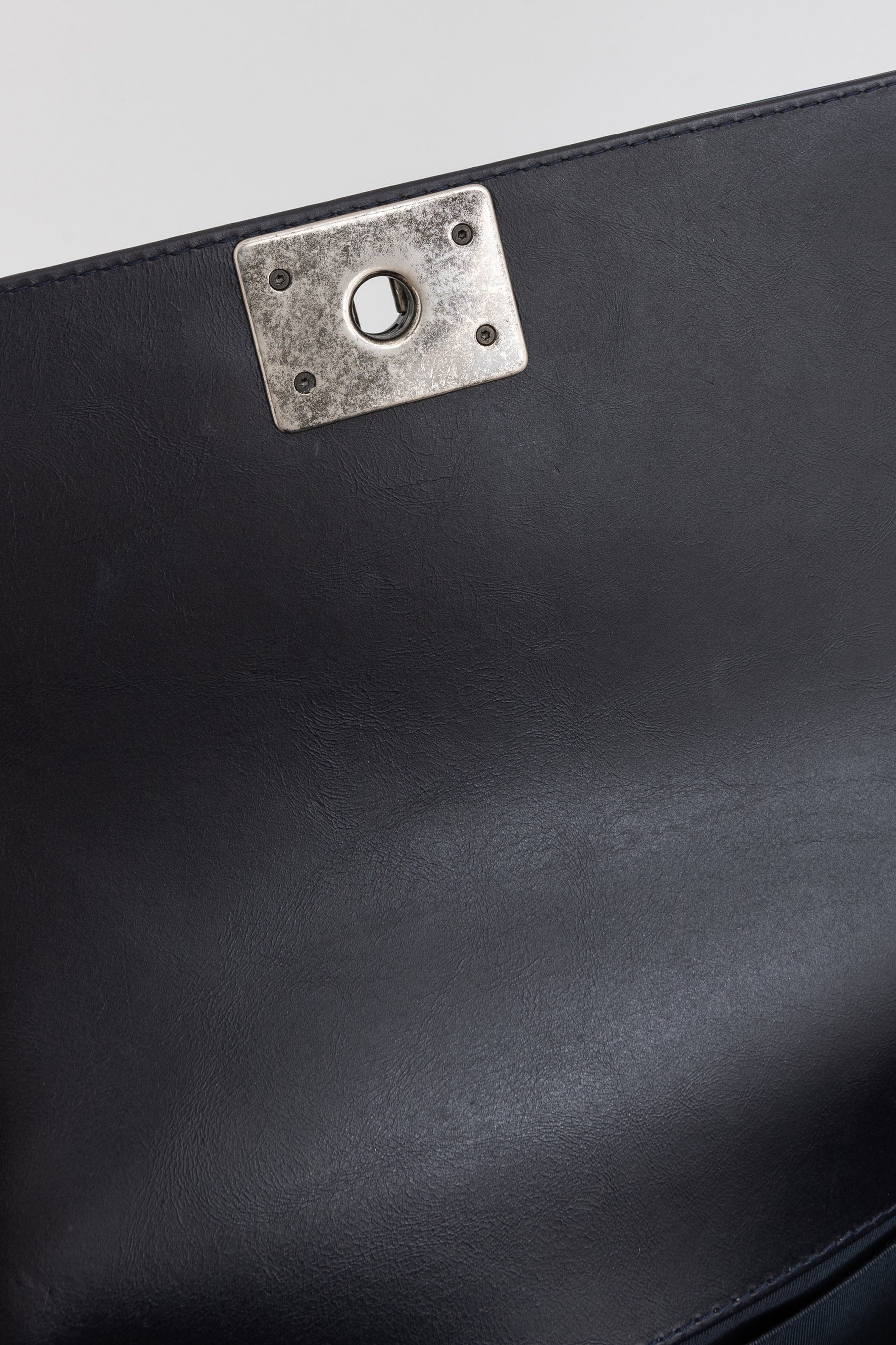 Boy Top Handle Chain Around Bag