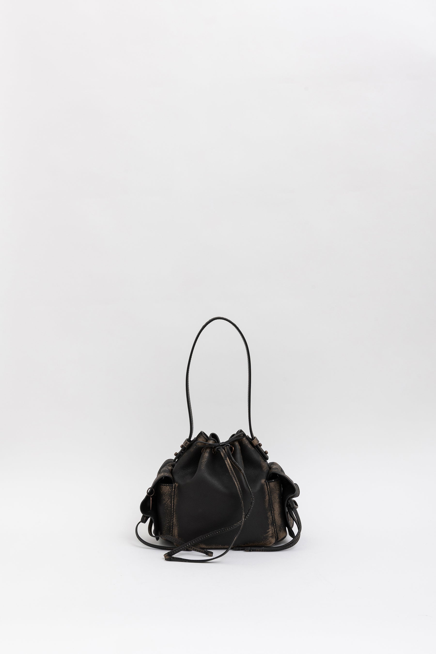 Multipocket Mini Bucket Bag