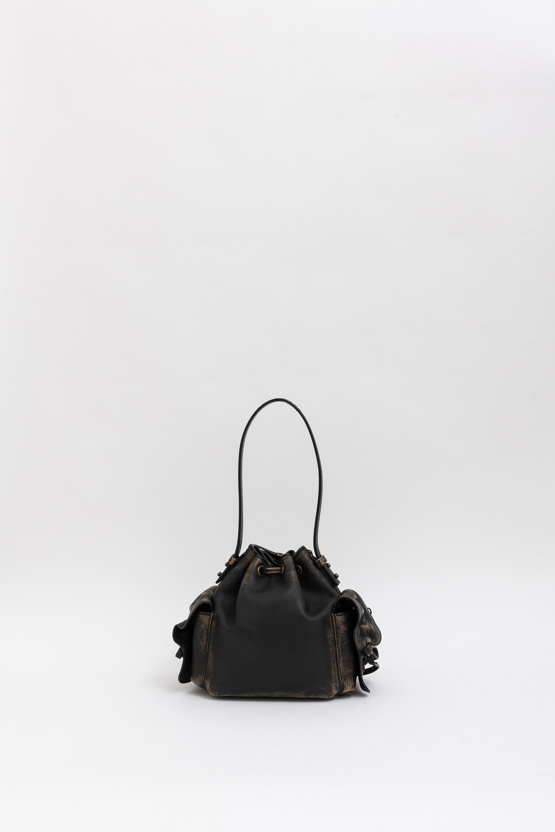 Multipocket Mini Bucket Bag
