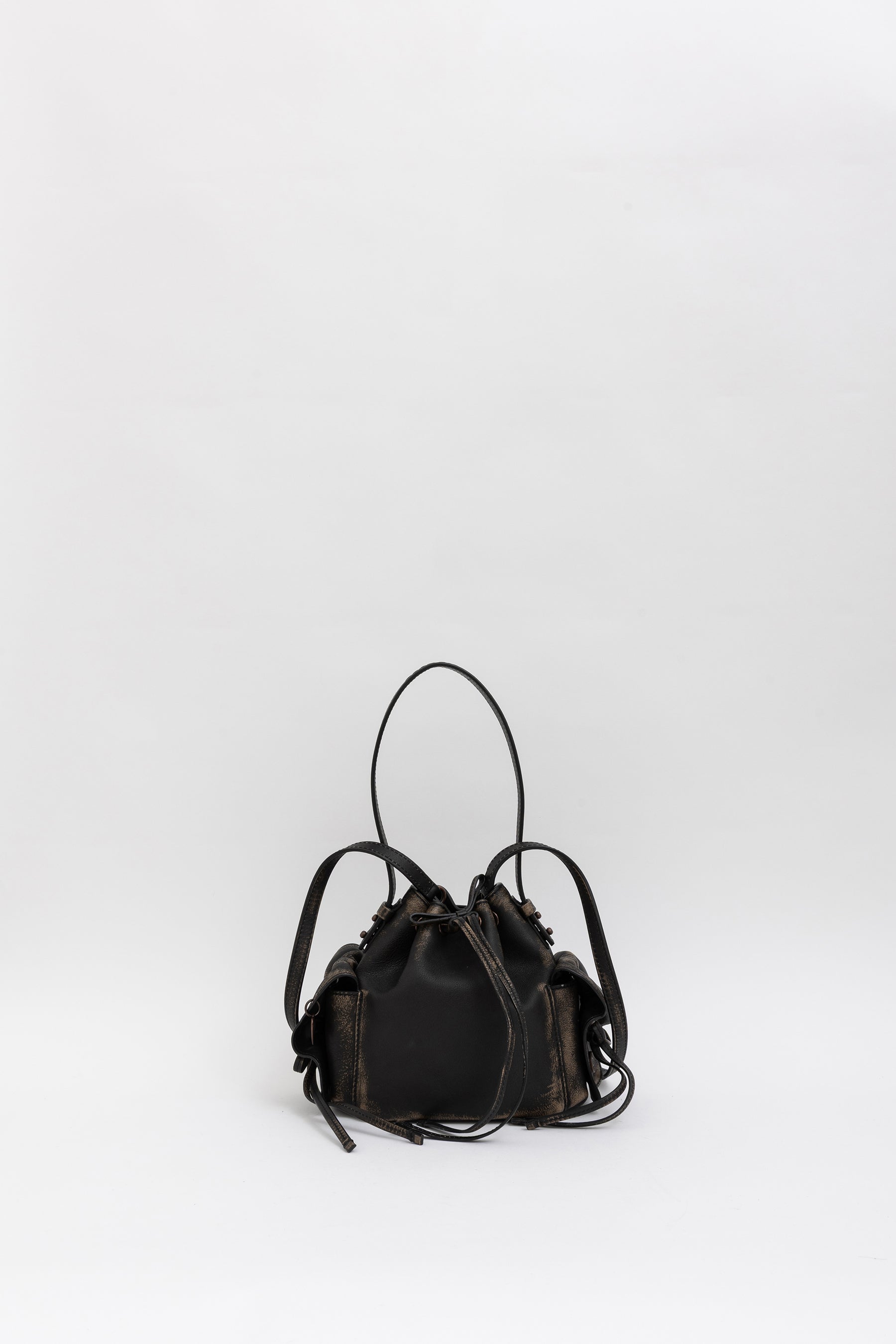 Multipocket Mini Bucket Bag