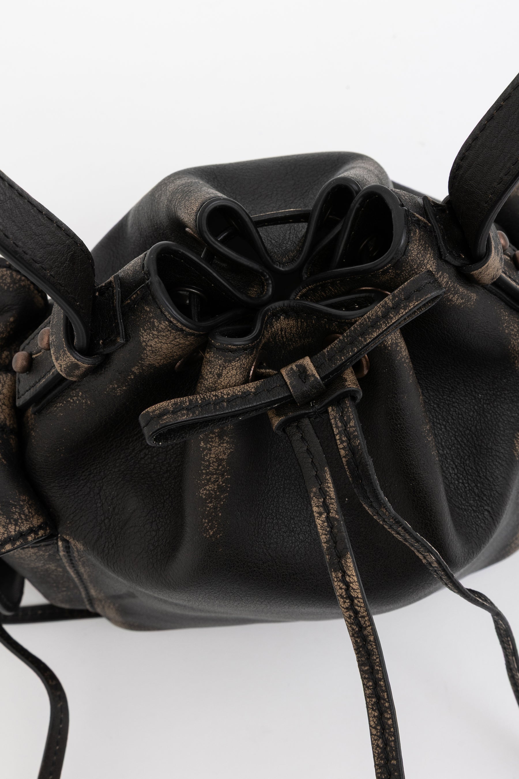 Multipocket Mini Bucket Bag