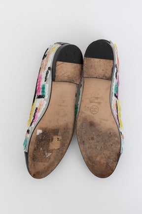 Sequin Ballet Flats