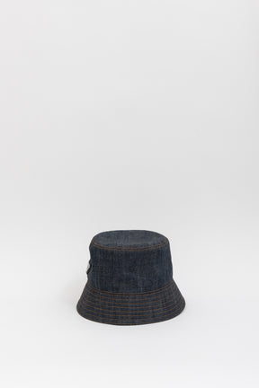 Denim Logo Bucket Hat