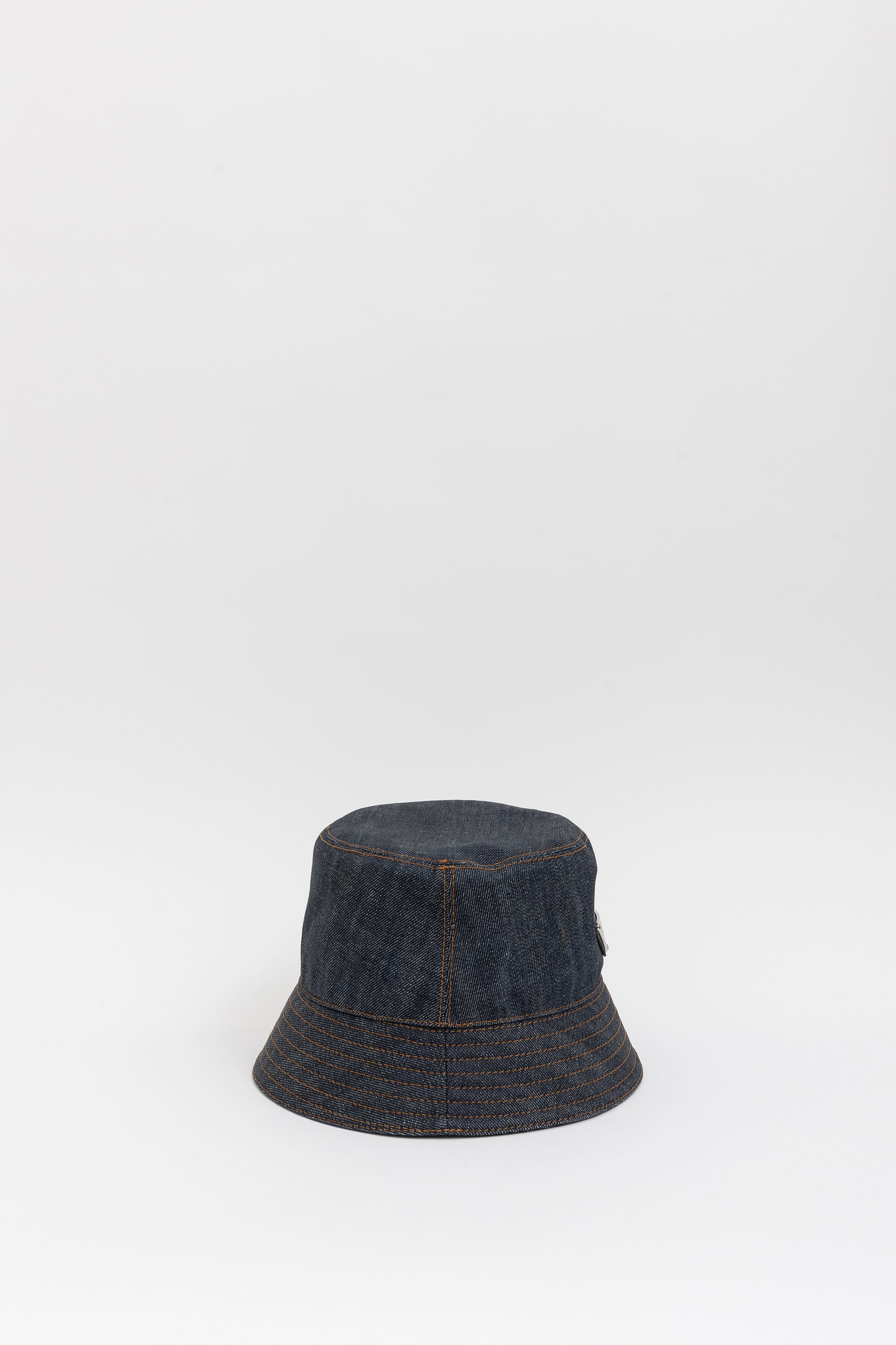 Denim Logo Bucket Hat