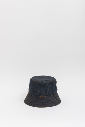 Denim Logo Bucket Hat