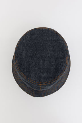 Denim Logo Bucket Hat
