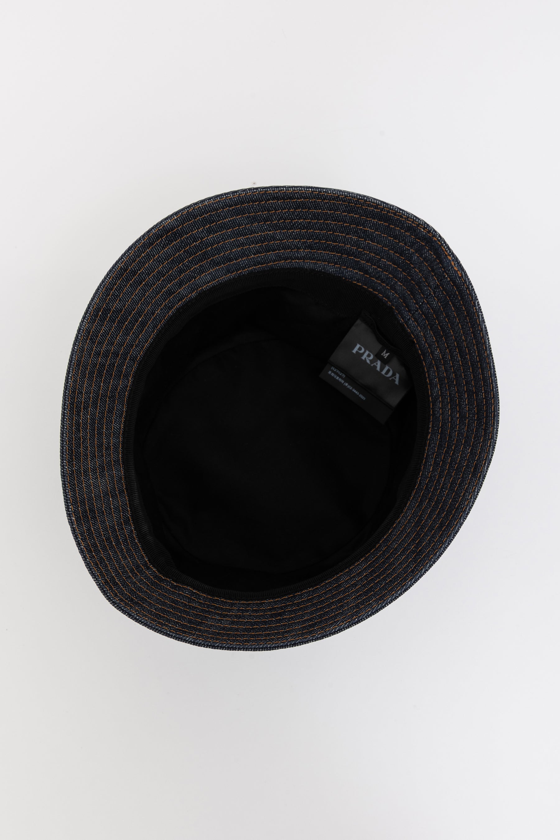 Denim Logo Bucket Hat