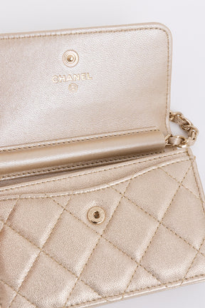 Camellia Strap Mini Card Holder on Chain