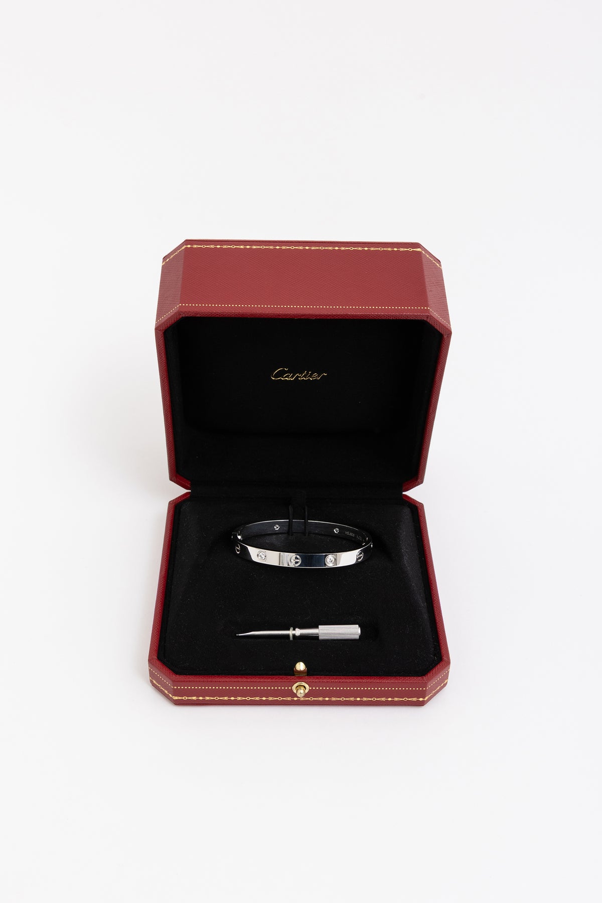 White Gold Diamond Love Bracelet