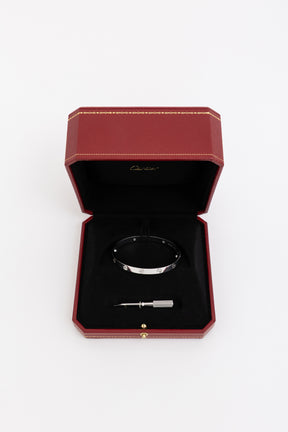 White Gold Diamond Love Bracelet