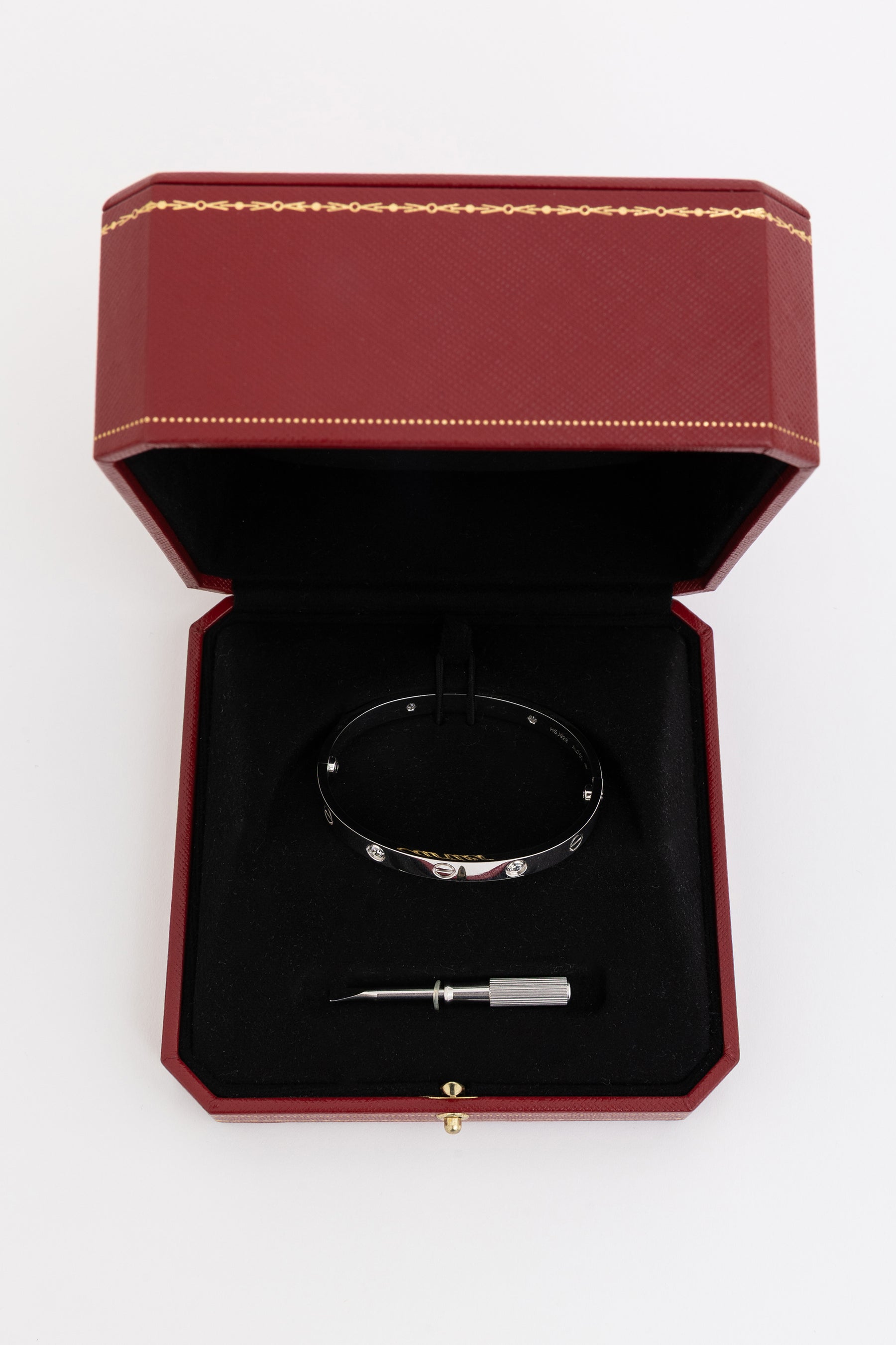 White Gold Diamond Love Bracelet