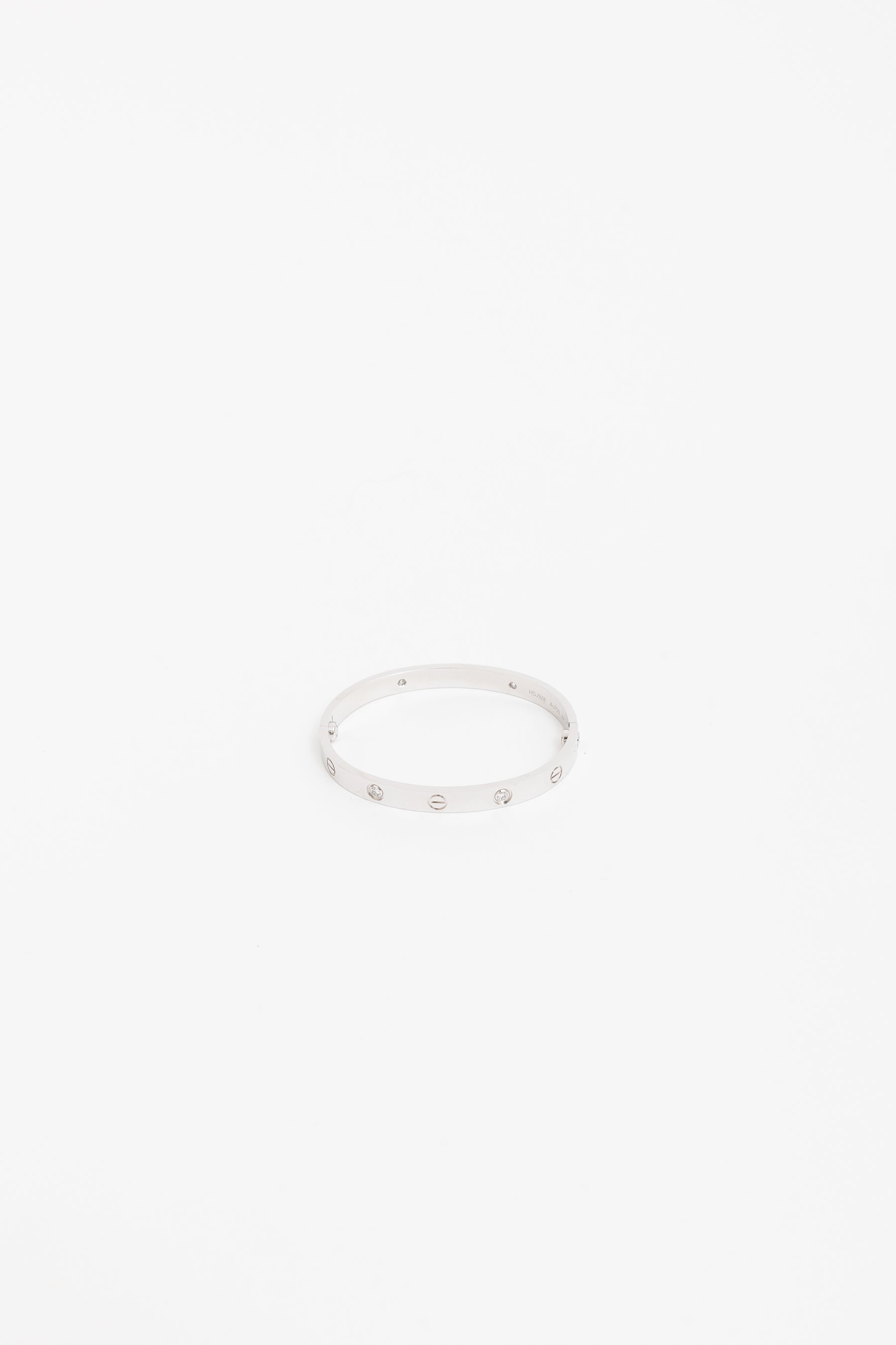 White Gold Diamond Love Bracelet