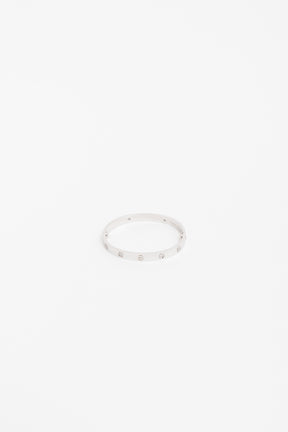 White Gold Diamond Love Bracelet