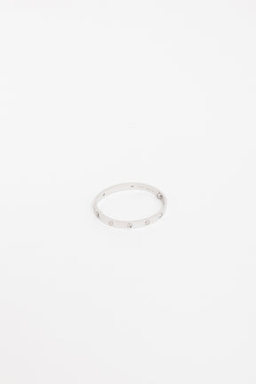 White Gold Diamond Love Bracelet