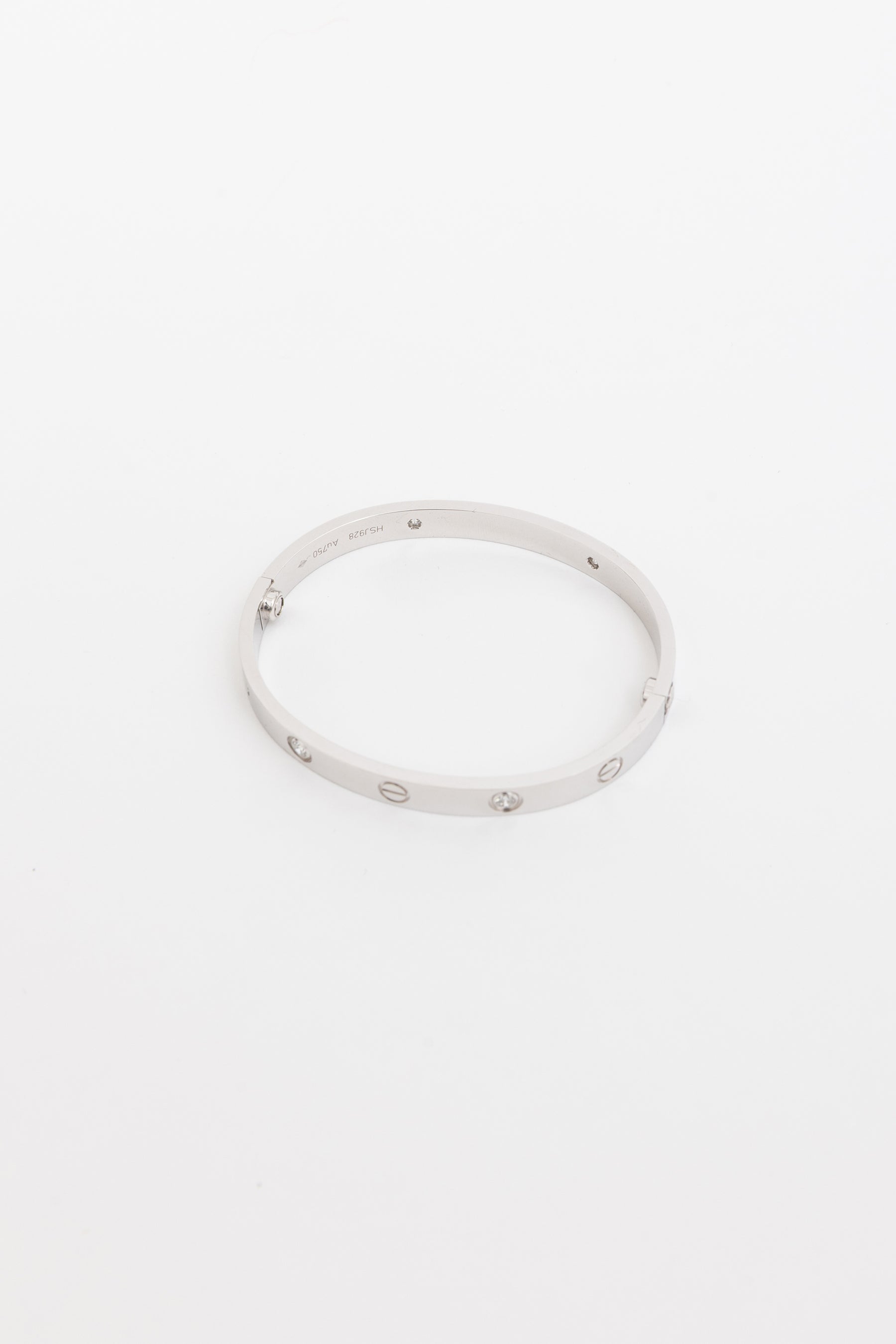 White Gold Diamond Love Bracelet