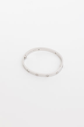 White Gold Diamond Love Bracelet
