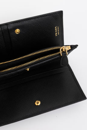 Saffiano Logo Wallet