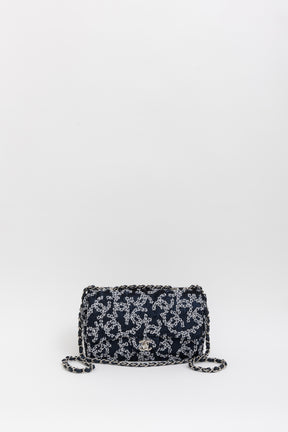 Medium CC Sequin Single Flap Bag