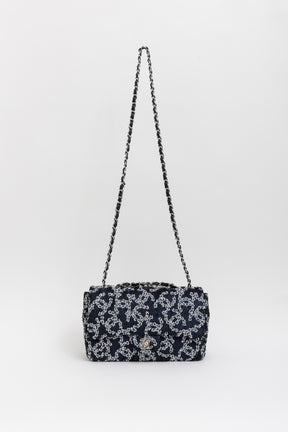 Medium CC Sequin Single Flap Bag