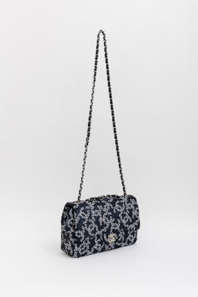 Medium CC Sequin Single Flap Bag