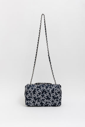 Medium CC Sequin Single Flap Bag