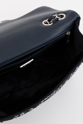 Medium CC Sequin Single Flap Bag