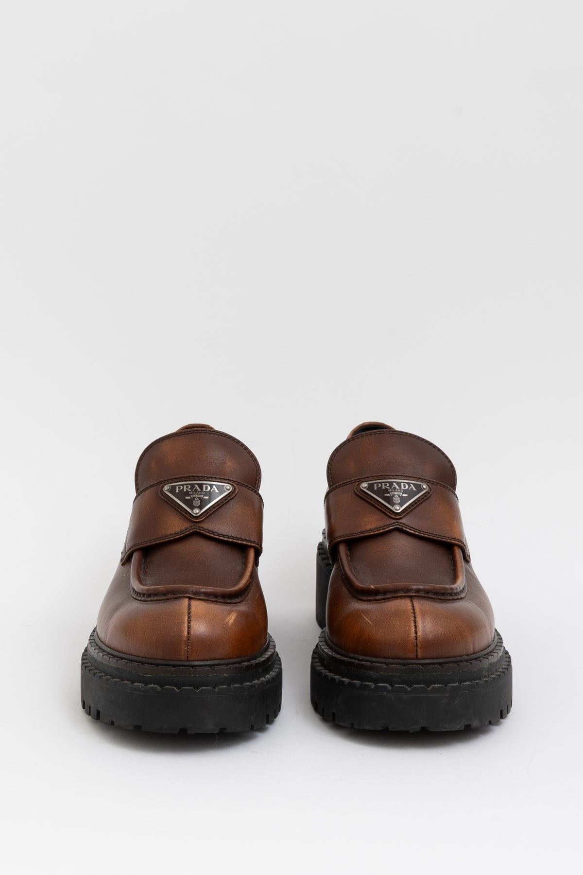 Double Platform Loafers