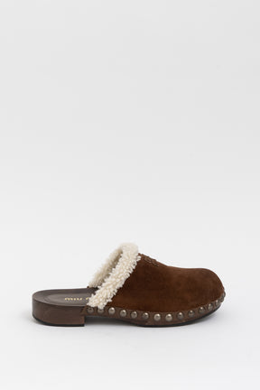 Suede Clogs