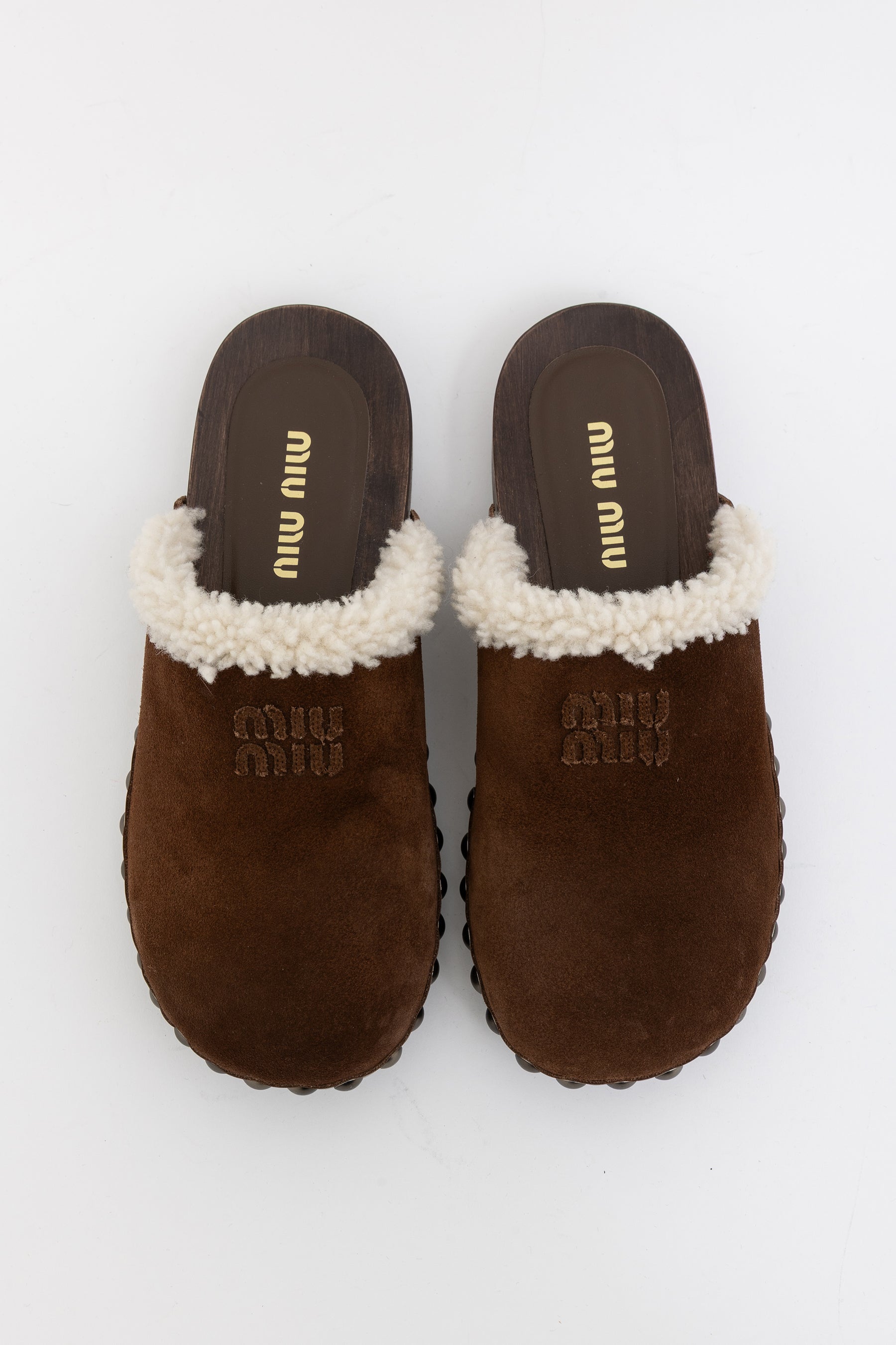 Suede Clogs