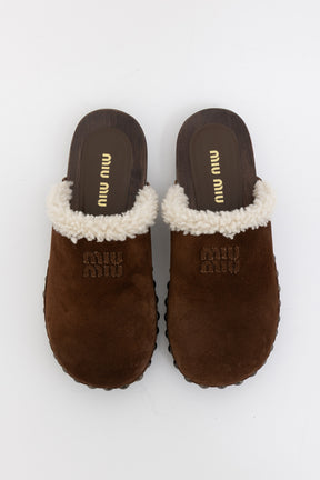 Suede Clogs