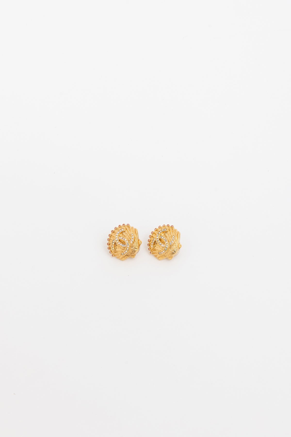 Clip On Clamshell Earrings