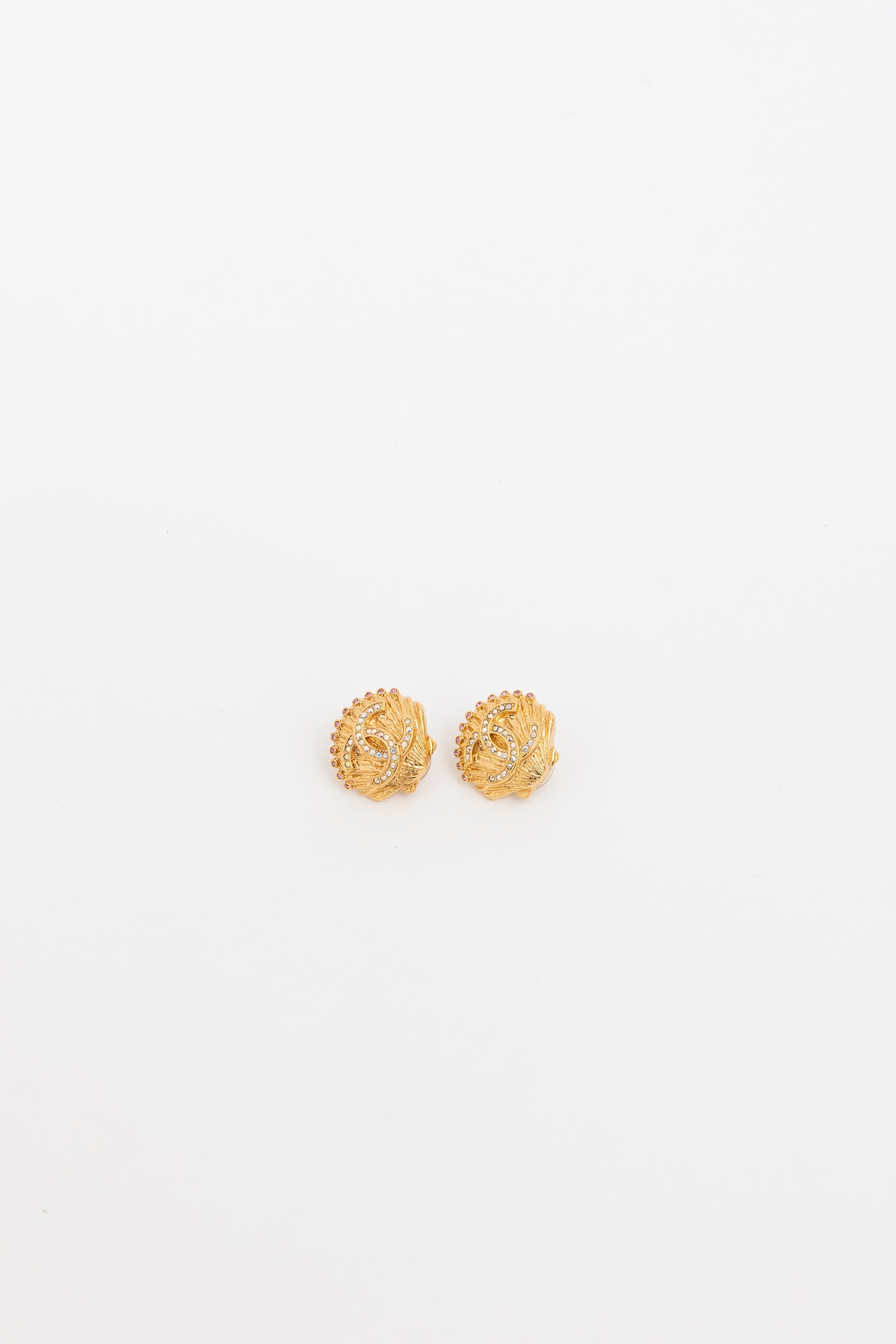 Clip On Clamshell Earrings