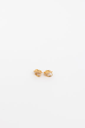 Clip On Clamshell Earrings