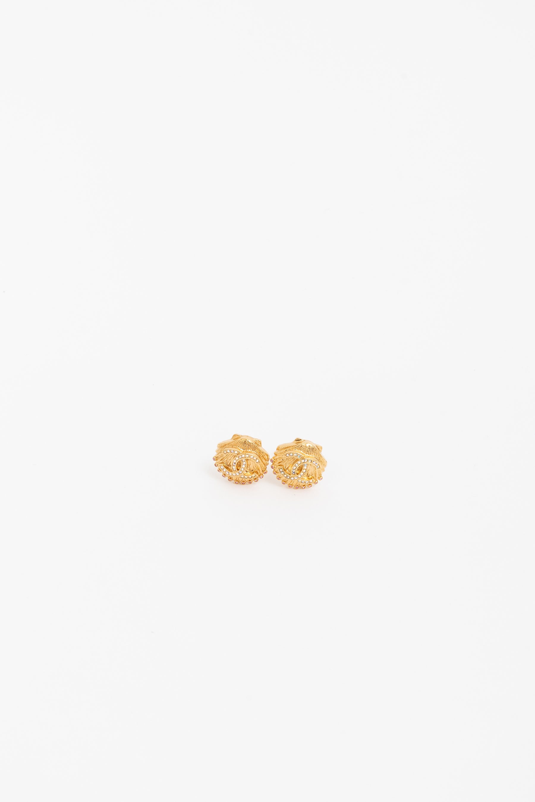 Clip On Clamshell Earrings