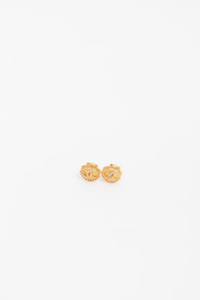 Clip On Clamshell Earrings