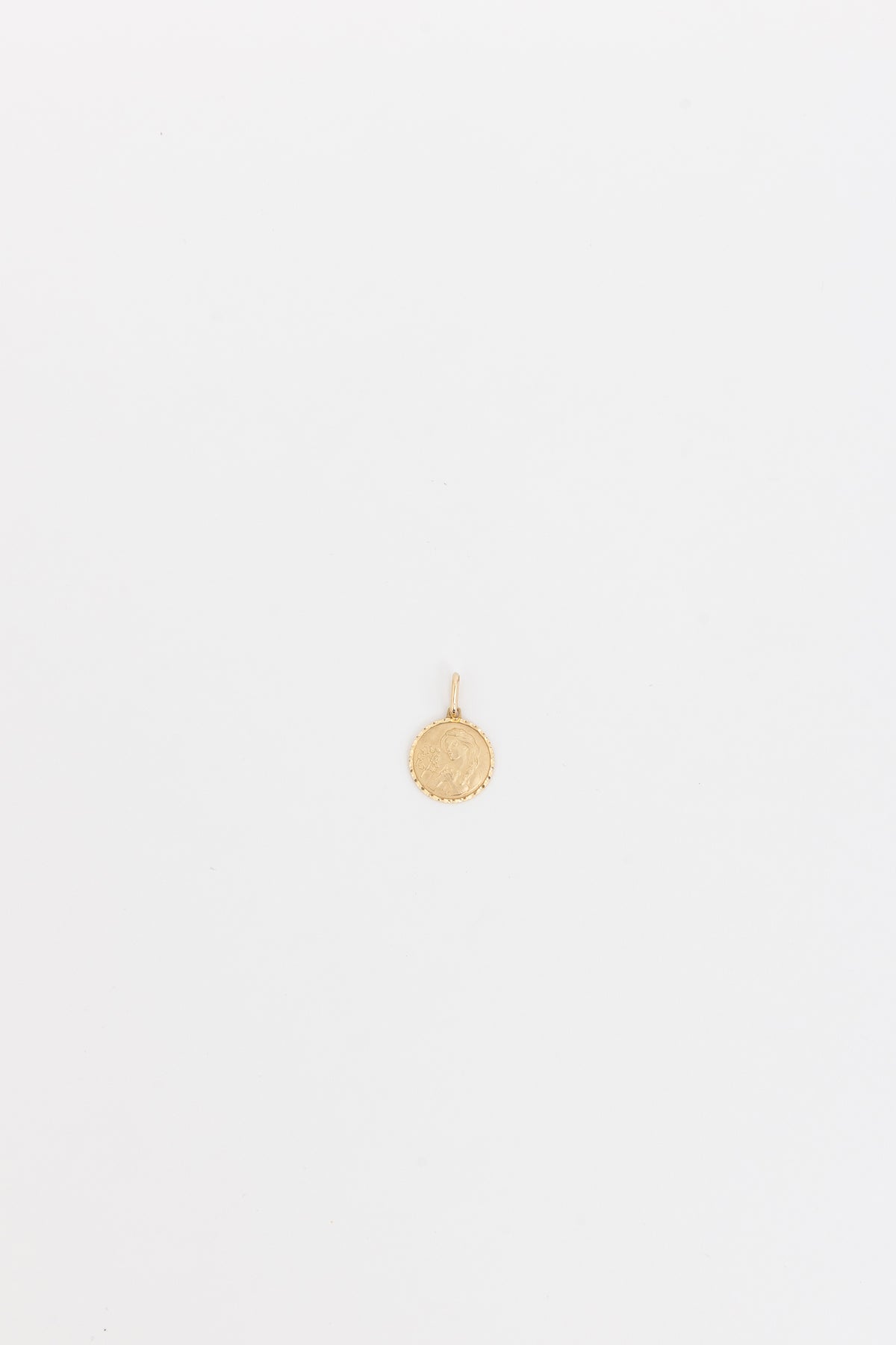 Virgo Zodiac Flower Star Sign Medallion
