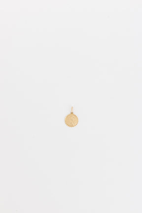 Virgo Zodiac Flower Star Sign Medallion