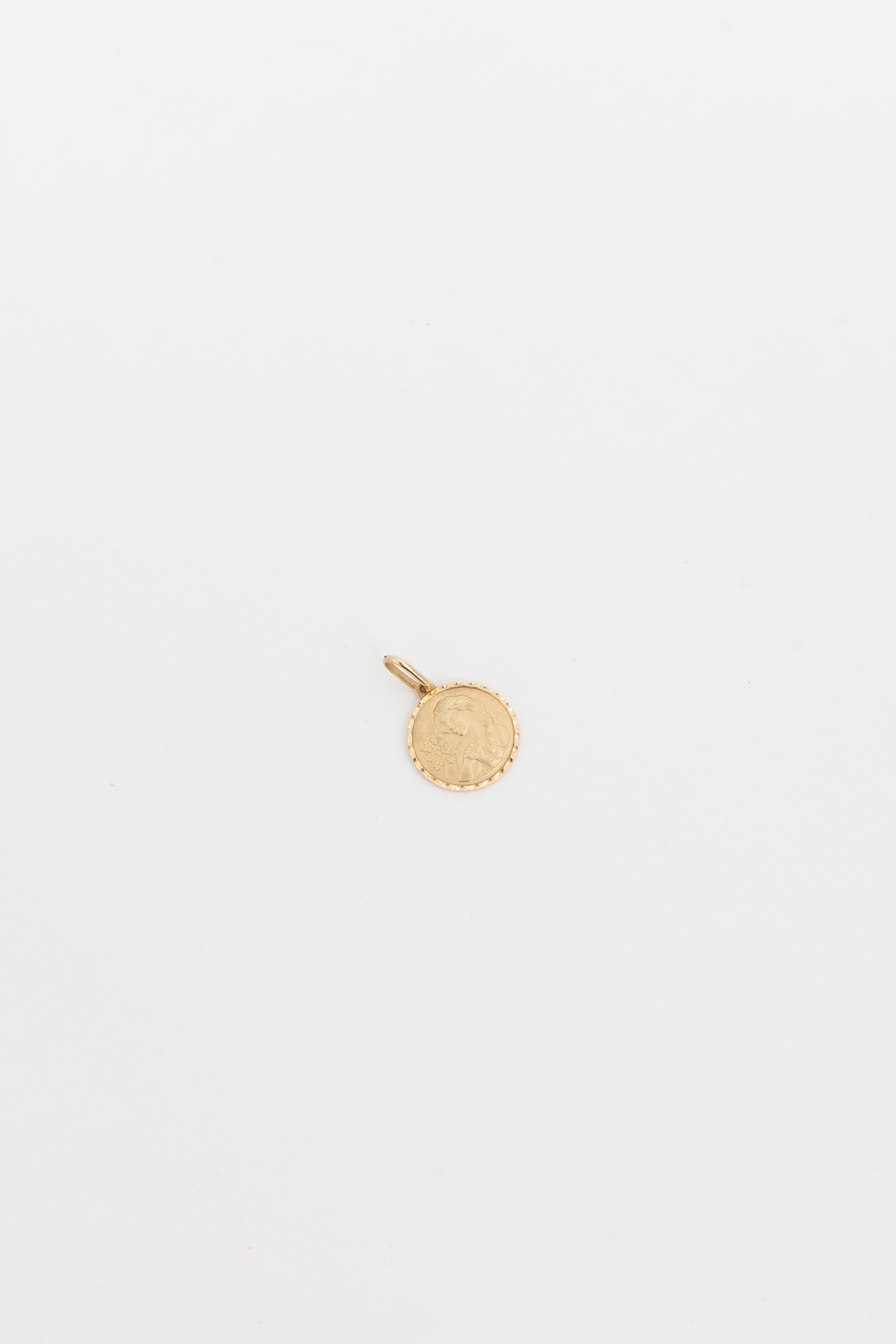 Virgo Zodiac Flower Star Sign Medallion