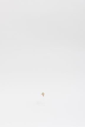 Crystal CC Pearl Button Earrings